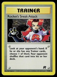 Rocket's Sneak Attack 72/82 Team Rocket Rare Trainer