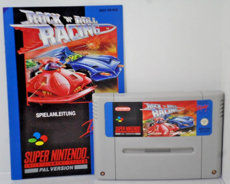 1994 * SNES * Rock'n Roll Racing * NINTENDO * Modul + Anleitung * keine OVP - Bild 1 von 1