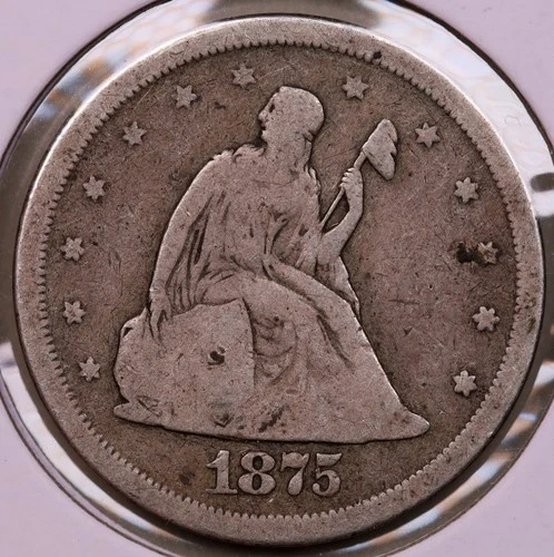 1875-S Seated Liberty 20-Cent Good+ ***RARE ORIGINAL COIN***