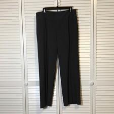 Cato Gray High-Rise Wide Leg Stretch Pants 14P