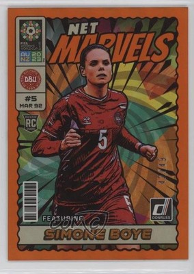 2023 Donruss FIFA Women's World Cup Net Marvels Orange 42/49 Simone Boye #5 5l1