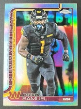 2025 Topps Chrome Deebo Samuel Refractor #294 Washington Commanders