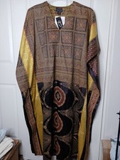 Womens Kaftan Dress Caftan Sante Hippie Boho Gown African Maxi One Size NWT Mumu