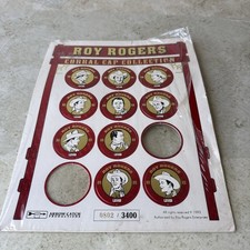 1993 Vintage cowboy ROY ROGERS CORRAL CAP COLLECTION limited edition Incomple