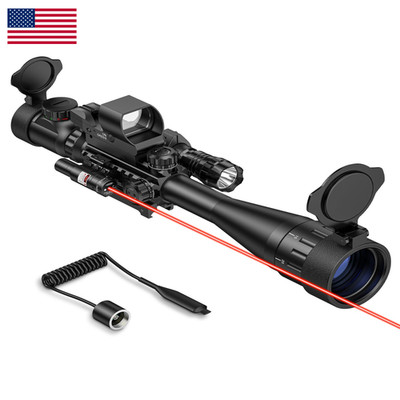 Midten 6-24X50 Ao Rifle Scope Combo Dual Illuminated Scope Optics Holographic
