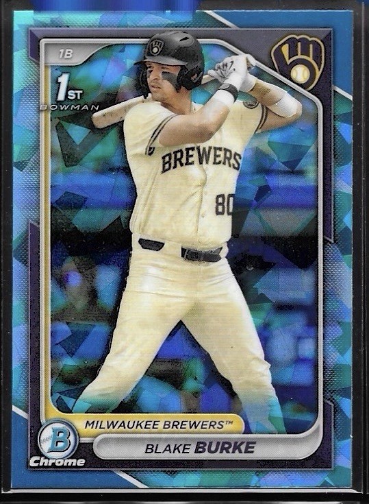 2024 Bowman Chrome Draft Sapphire Edition - Blake Burke 1st #BDC-95 (RC)