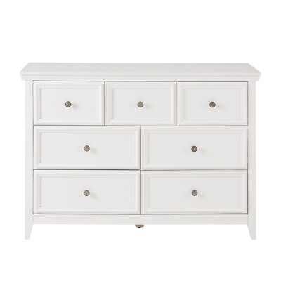 Classic 7 Drawers Dresser Wood Chest of Drawer Storage Cabinet Closet Organizer