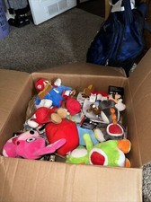Big Lot Of Super Mario Plushies And Collectibles 