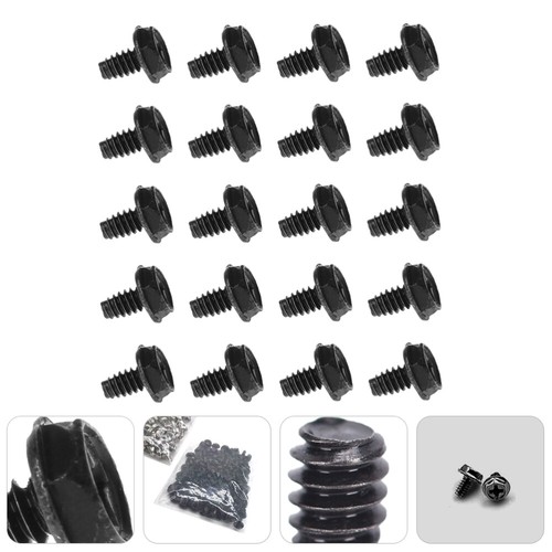 100 PCS PC Mounting Screw Metal Replacement Computer Case Fixing Screw - Afbeelding 1 van 12