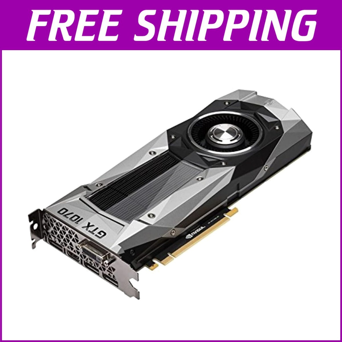GeForce GTX 1070 Founders Edition 8GB GDDR5 Renewed, VR-Ready