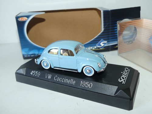 Miniature Dinky Matchbox VW Coccinelle 1200 1951 Bleue - Échelle 1/43 Avec Boîte