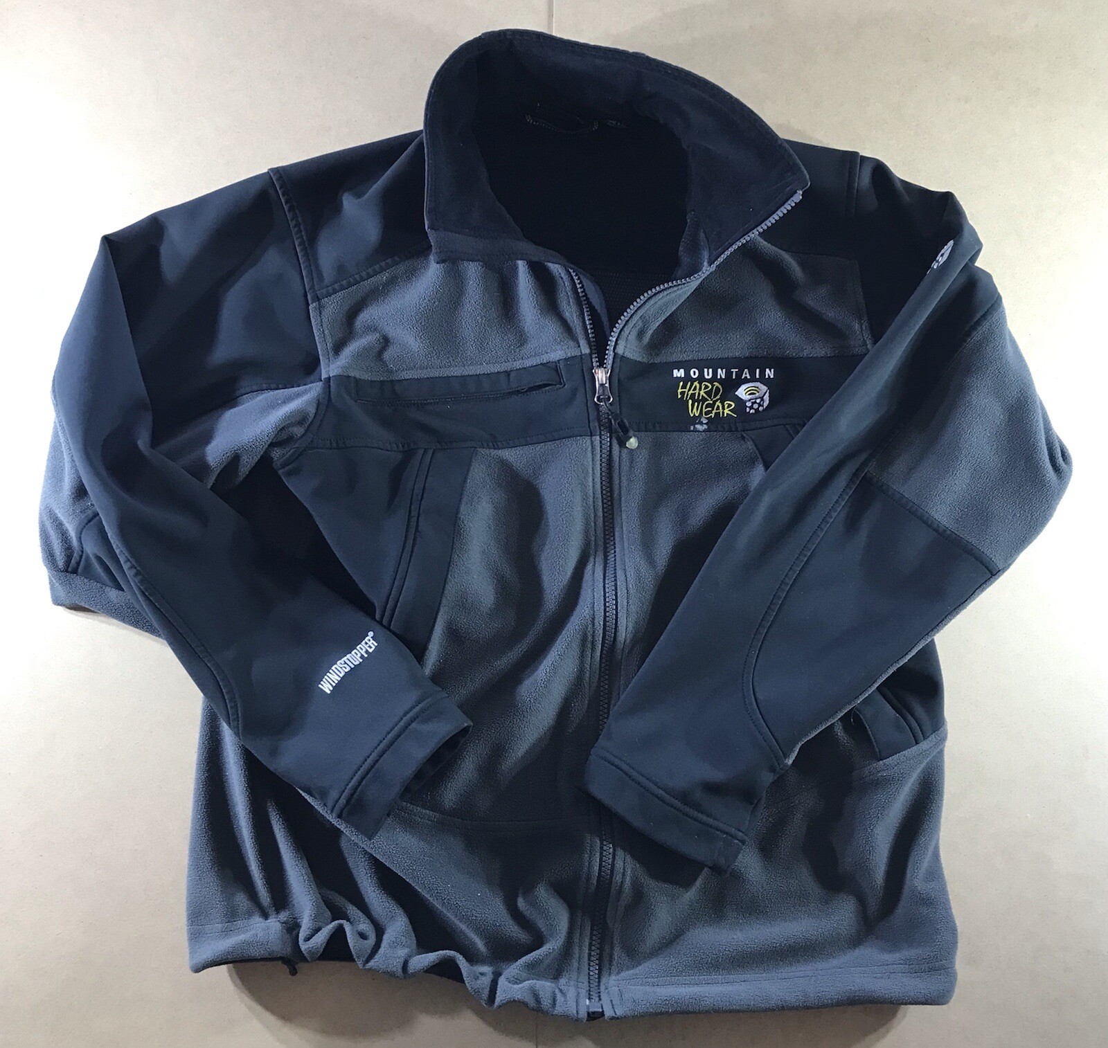 Mountain Hardwear Jacket Mens Medium Pit Zips Hiking Backpacking