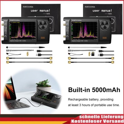 Portable Spectrum Analyzer 2 In 1 Signal Generator 4.0 Inch Frequency Analyzer *