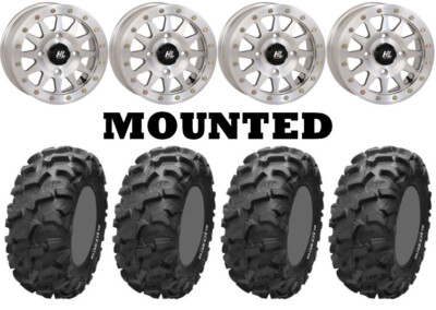 Kit 4 ITP Blackwater Evolution 27x9-14/27x11-14 on HLA1 Beadlock Machined 1KXP