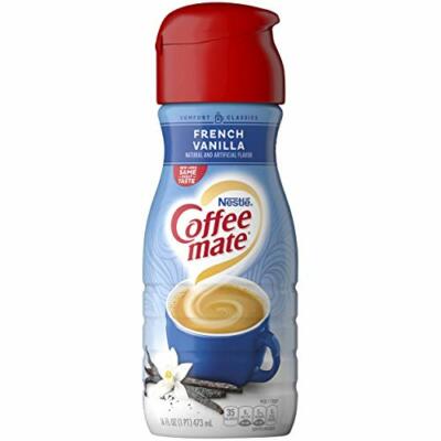 COFFEE MATE French Vanilla Liquid Coffee Creamer 16 Fl. Oz. Bottle [6-Bottles]