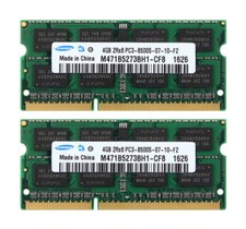 Samsung 8G 2x 4 GB 2RX8 DDR3 1066 MHz PC3-8500S SODIMM computer portatile memoria RAM *