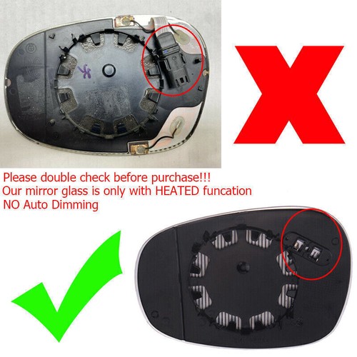 1x Right Passenger Heated Wing Mirror Glass For BMW E81 E90 E91 E92 2009~2012 - Picture 2 of 9