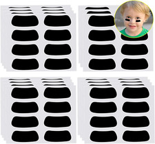 60 Pairs Eye Black Stickers for Kids Customizable Sports Face Eyeblack Sticker f