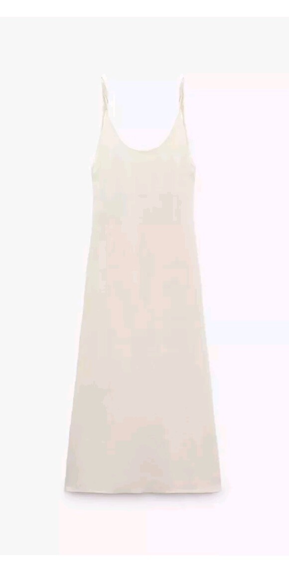 ZARA 希少Lサイズ ZARA XS,S,L, DOTTED MESH PRINTED MIDI/MAXI DRESS 5598/029