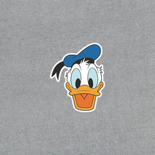Cute Duck Cartoon Character Sticker - Nostalgic Decal 4145
