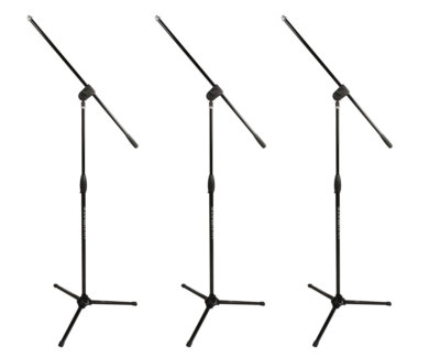 Ultimate Support MC-40B 3-Pack Pro Microphone Boom Tripod Mic Stand PROAUDIOSTAR