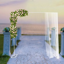 2.4 2.4m Metal Wedding Stand Wedding Backdrop Stand Arch Stand for Decorations