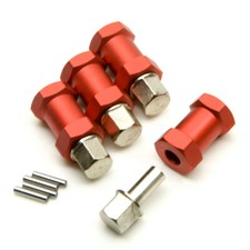 Alum 12mm Wheel Hub Hex Drive Adaptor 20mm Extension for 1/10 RC Crawler SCX10