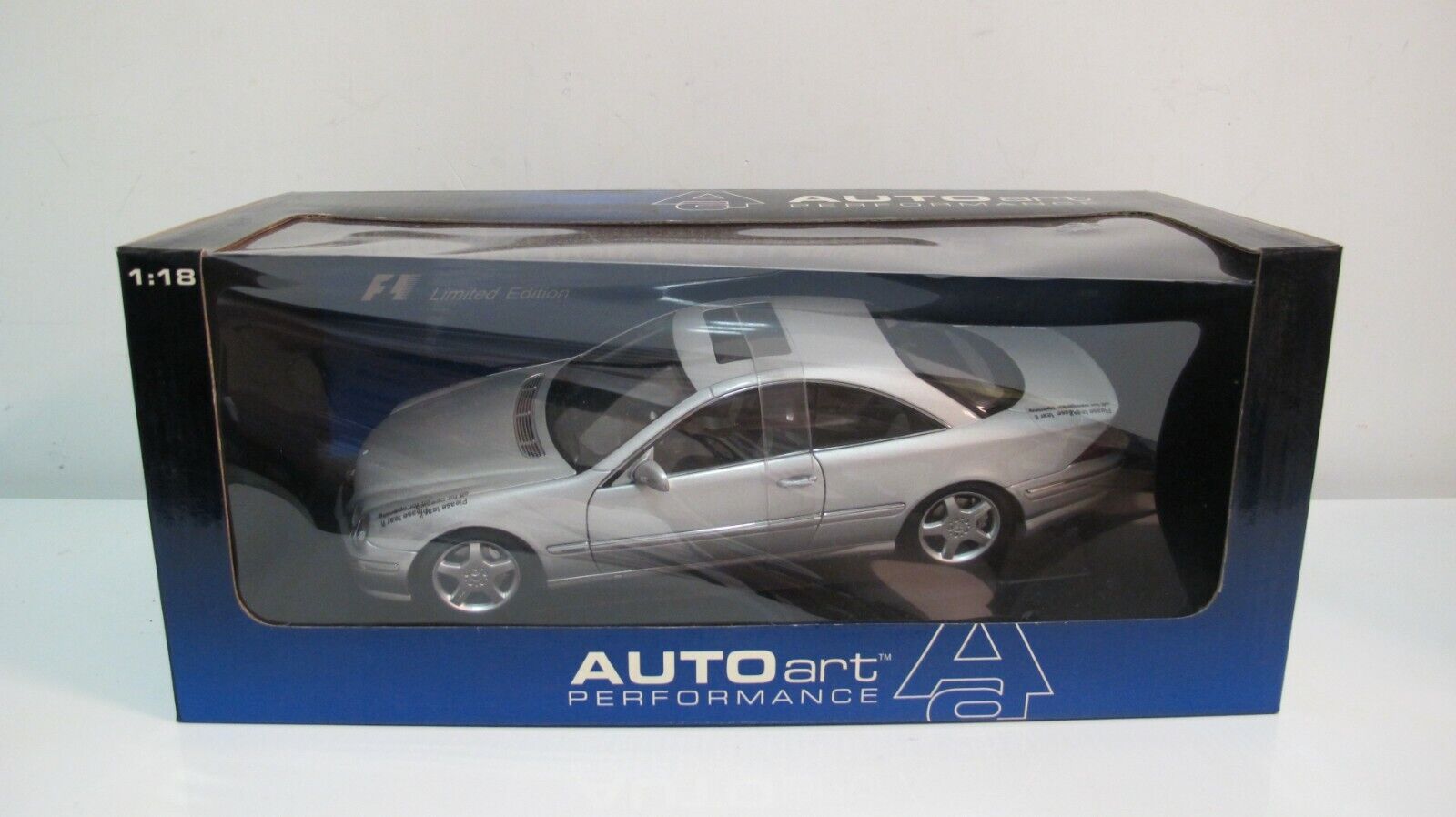 1:18 AUTOART MERCEDES BENZ CL55 AMG C215 SILVER (FULL OPEN