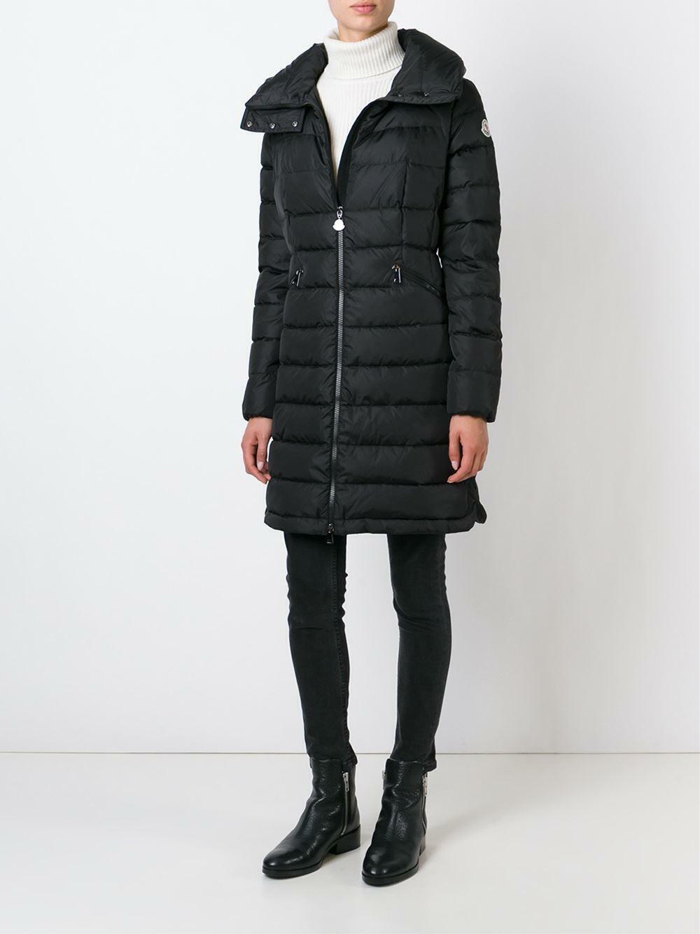 Moncler Flammette High-Neck Puffer Coat Size 00 XXS MSRP $1495