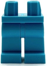 Lego New Minifig Pants Medium Azure Legs Plain Part