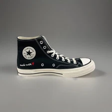 SOLD OUT Converse Chuck 70 High Men 9.5 Valentine's Day Black Made With Love