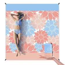 Beach Blanket Sandproof Extra Large Beach Mat Adults Waterproof Quick Drying ...