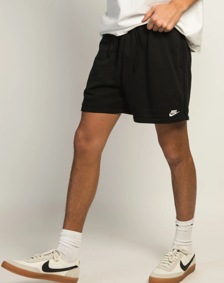 Мужские тренировочные шорты Nike Club Flow French Terry Shorts Спортивные черные FN3520-010 12890₽