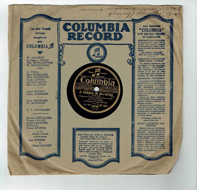 78 Runden Tino Rossi Vinyl   Apres Toi Plus D'Amour - Columbia Df 1631 Selten
