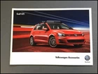 2014 2015 VW Volkswagen Golf GTI Factory Car Accessories Brochure Catalog