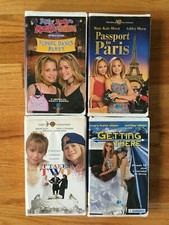 Mary-Kate and Ashley Olsen Twins LOT of 4 VHS Movies Paris Dance Party