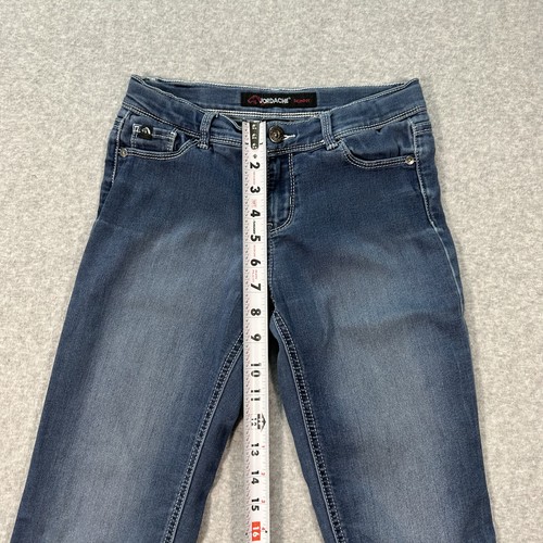Jordache Slim Stretch Denim Jeans Women's Size 12 Blue Medium Wash - Picture 5 of 10