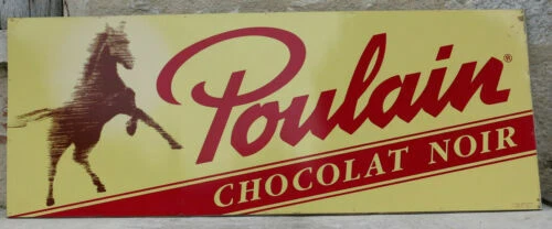 Plaque plate de collection chocolat