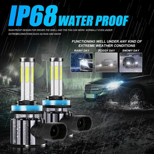Faro LED alto bajo blanco para Nissan Pathfinder 2017-2024 6 lados H11 H9 - Imagen 9 de 12