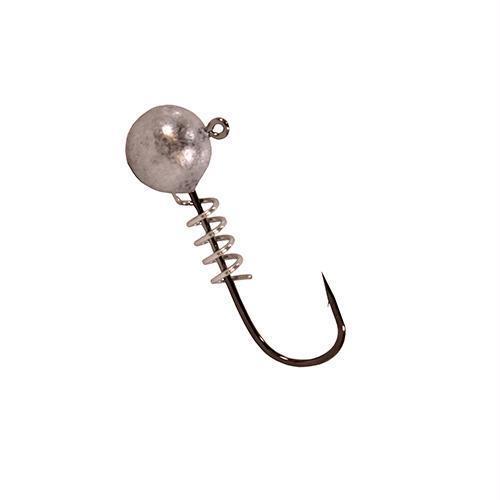 Hameçon Gamakatsu 5/0 EWG WTD Superline Springlock - 4 Pièces, Noir, Référence 296415-3/16