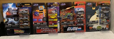 Jada Nano HOLLYWOOD RIDES TRANSFORMERS BATMAN GIJOE BACK TO THE FUTURE HARRY POT