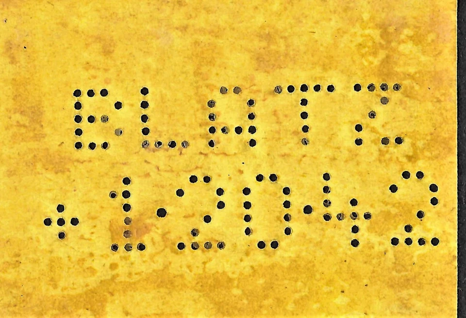 State of Missouri Liquor Control State Revenue - SRS Cat #B123 -  Blatz Perfin - Image 3 of 3