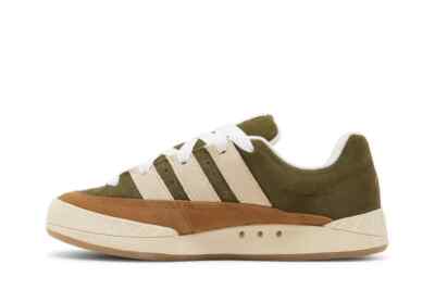 Size 10 - Human Made x adidas Adimatic Dust Green Cream White for