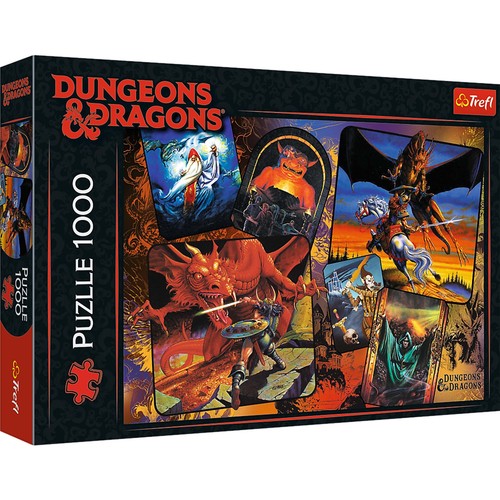 Puzzle Trefl rouge 1000 pièces - Donjons et dragons - Les origines de D&D - Photo 4/5