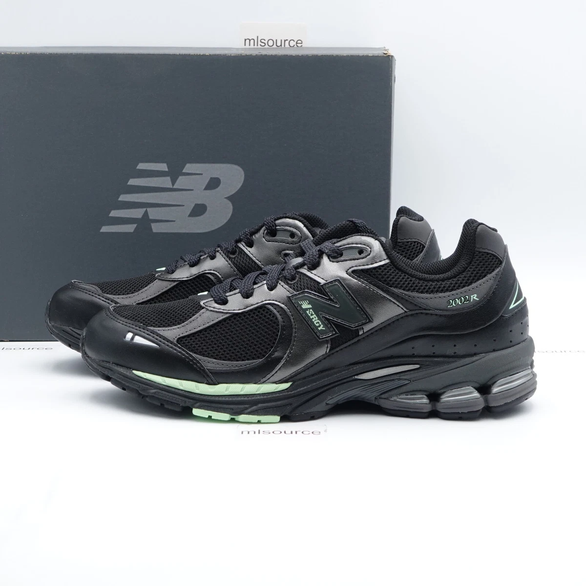 Mens New Balance 2002R Black Green Athletic Running Sneakers Shoes Size 11.5 GUC New Balance 2002R Nightwatch Green Men main image 3
