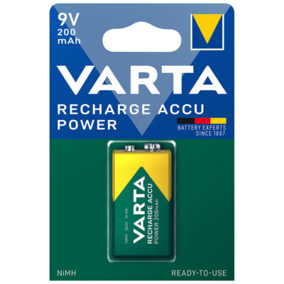 Varta 9 V NiMH 200mAh 1er Blister Ready To Use LR61 PP3 56722