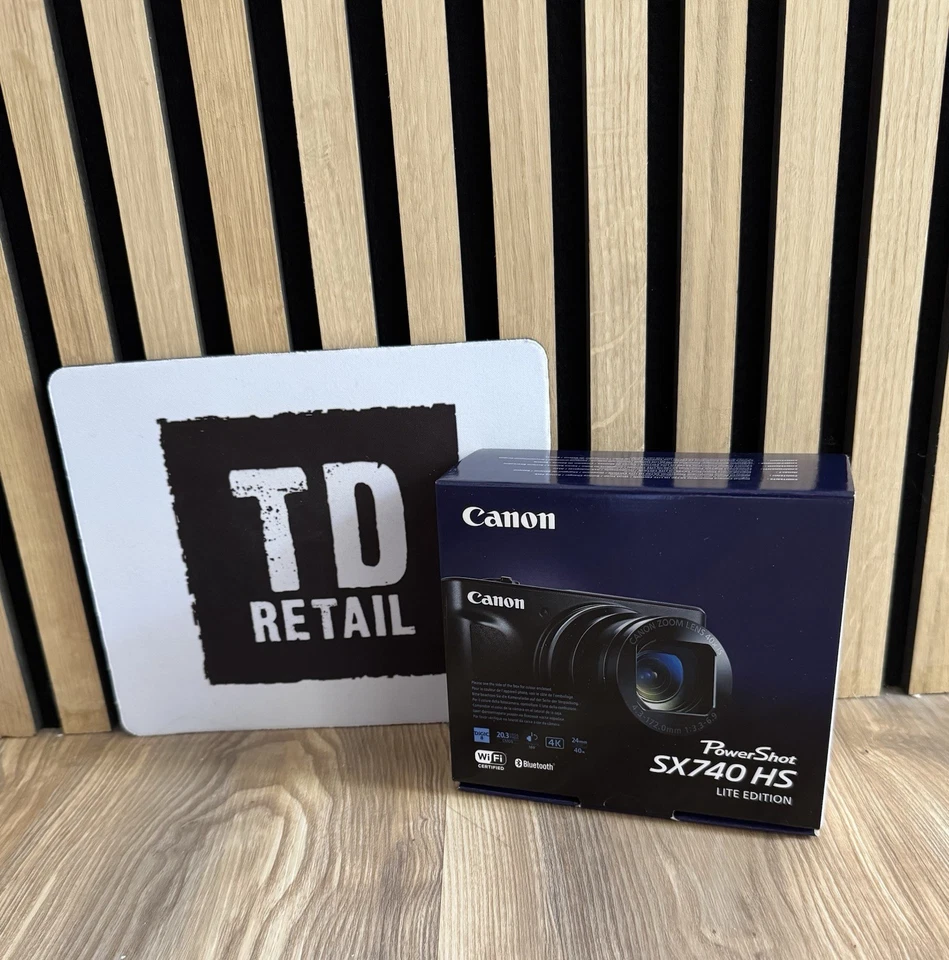Canon Powershot SX740 HS Lite Digitalkamera schwarz Neu und OVP vom Händler ✅ - Bild 2 von 4