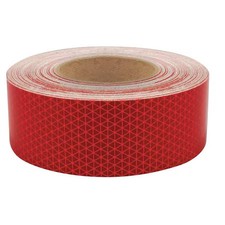Oralite 18711 Reflective Tape, W 2 In, Red
