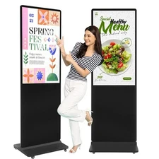 55" LCD 4K Digital Signage Kiosk,Digital Signage Display Floor Standing