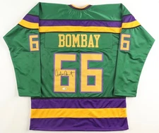 Emilio Estevez "Coach Bombay" Autographed Mighty Ducks Jersey JSA Authenticated
